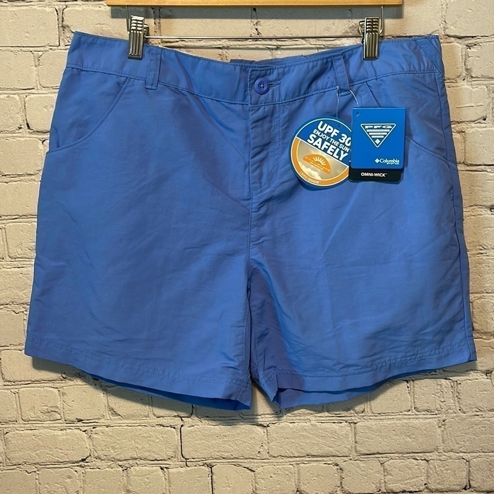 Columbia Blue Bermuda Shorts Relaxed Fit